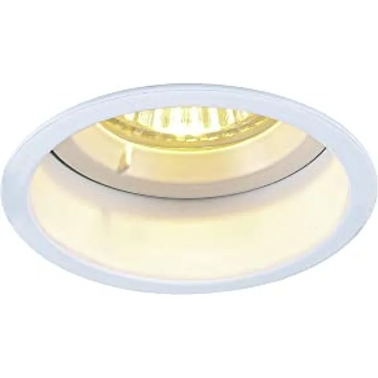 SLV 1005436 HORN GU10 Deckeneinbauleuchte weiß 25W blower door getestet