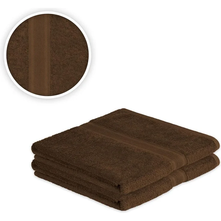 4 x Saunatuch 500 g/m² 80 x 200 cm Schokobraun – Bild 2