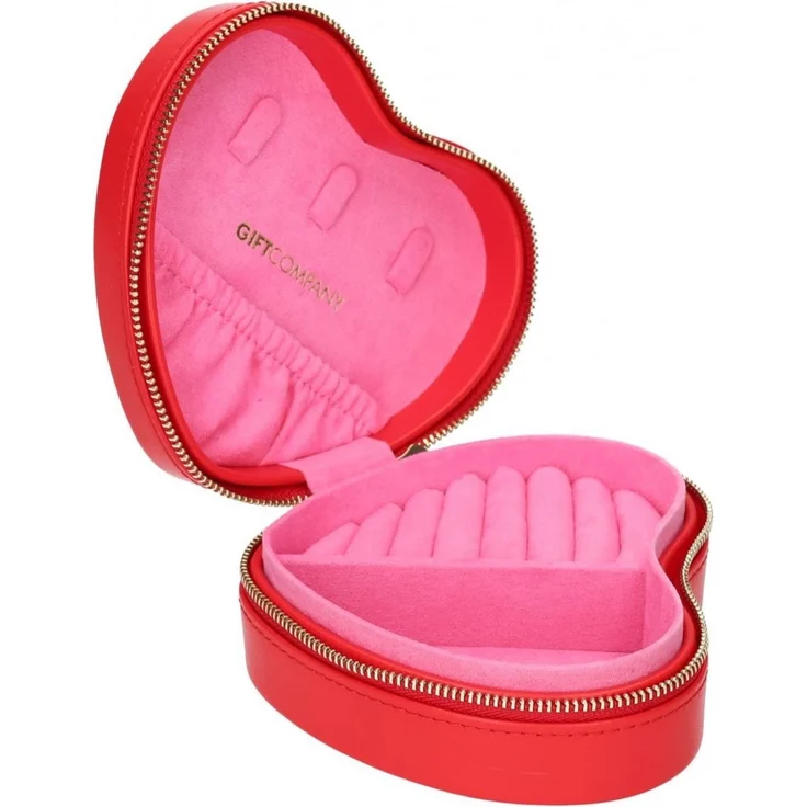 Giftcompany - Schmucketui Schmuckkasten "Treasure" Herz Rot 1265103003