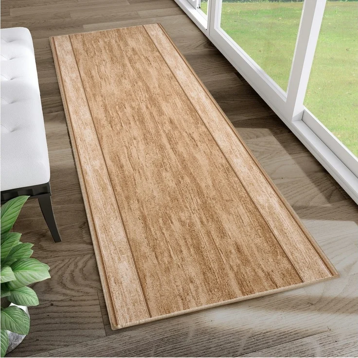 Tapiso Läufer Anti Rutsch, rechteckig, Höhe: 6 mm, Rutschfest Brücke Flur Küche Wohnzimmer Korridor Meterware – Bild 1