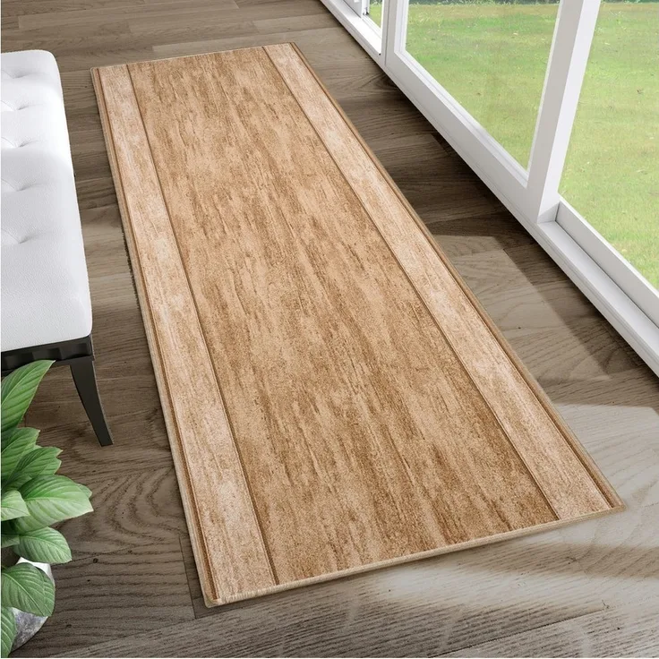Tapiso Läufer Anti Rutsch, rechteckig, Höhe: 6 mm, Rutschfest Brücke Flur Küche Wohnzimmer Korridor Meterware