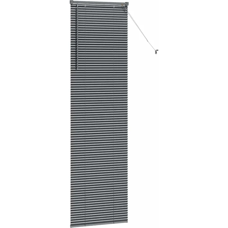 vidaXL Balkenjalousien Dunkelgrau 220 x 60 cm Aluminium 42006089 – Bild 5