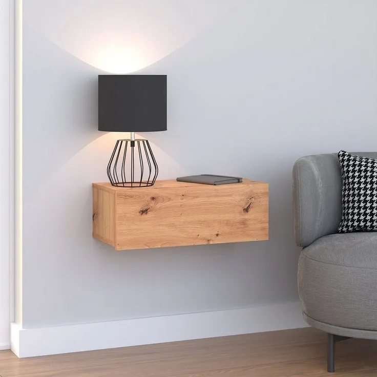 IDIMEX Nachtkommode NANI, Hängender Nachttisch mit Schublade Nachttisch schwebend