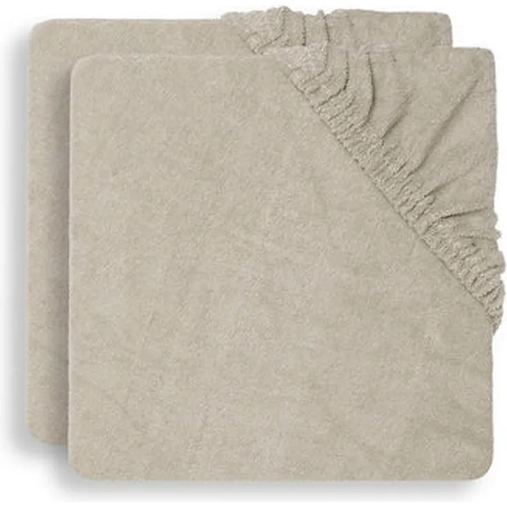 Jollein Wickelauflagenbezug Frottee 75x85 cm Nougat Doppelpack