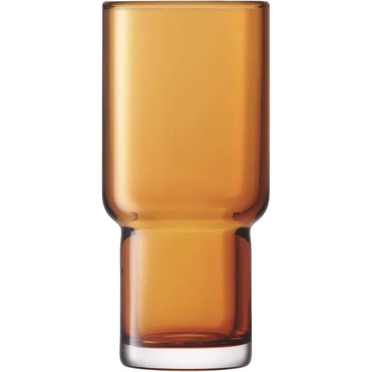 LSA International Utility Highball 390 ml x 2, Bernstein, 8,2 x 8,2 x 15 cm