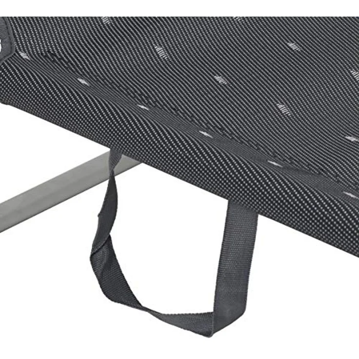 greemotion Sonnenliege Lucca Klappliege mit gepolstertem Kopfteil, Alu, grau, ca. 226 x 44 x 70 cm – Bild 6
