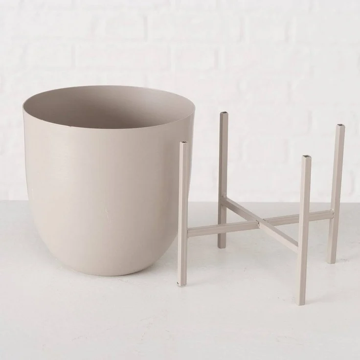 Blumentopf aus Metall KILANA, 2er-Set – Bild 2