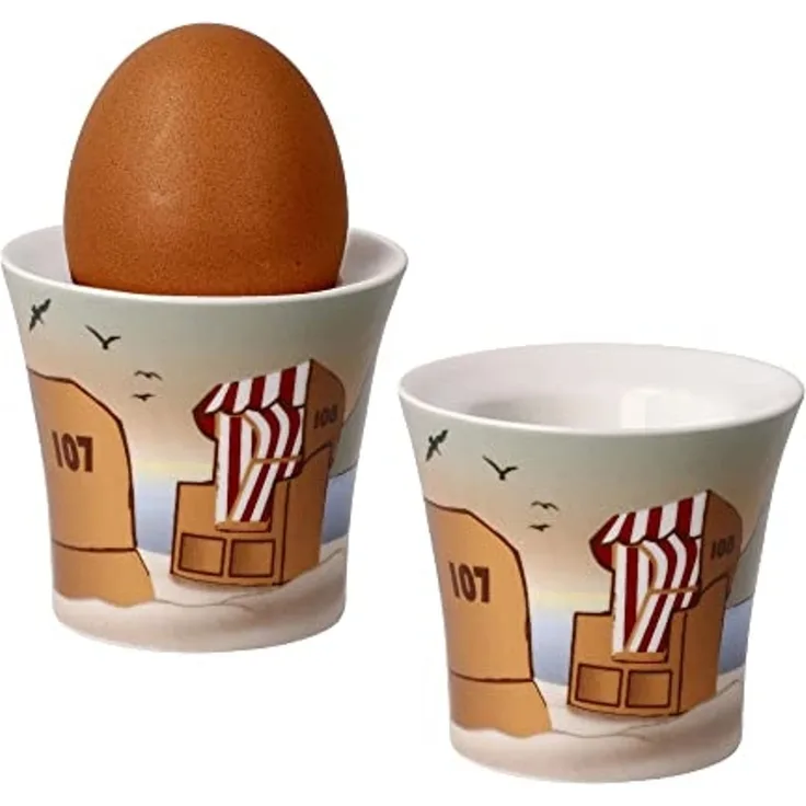 Goebel Eierbecher 2er Set Sunset Mood, Scandic Home, New Bone China, Bunt, 6 cm, 23102111