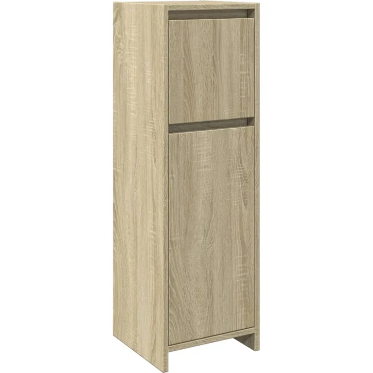 vidaXL Badezimmerschrank Sonoma-Eiche 30x30x95 cm Holzwerkstoff 849607 – Bild 1
