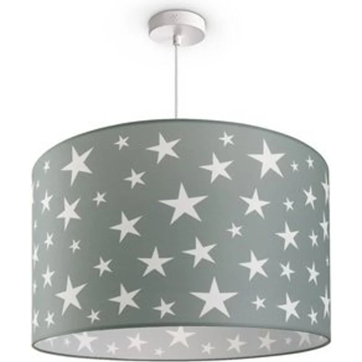 Paco Home Pendelleuchte Capri 315, ohne Leuchtmittel, Kinderlampe Deckenlampe LED Kinderzimmer Sternenhimmel Motiv E27 – Bild 6