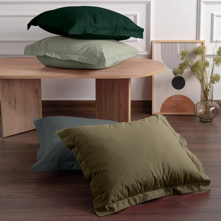 L'essentiel Maison 'Tonne Verte - 51' Kissenbezug-Set (2-teilig) (DE), Beige, 80 x 80 cm – Bild 2