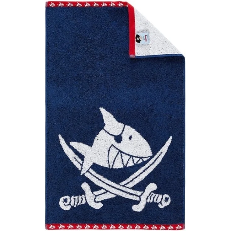 Dyckhoff Handtuch 'Capt'n Sharky' Handtuch 50 x 70 cm Blau – Bild 3