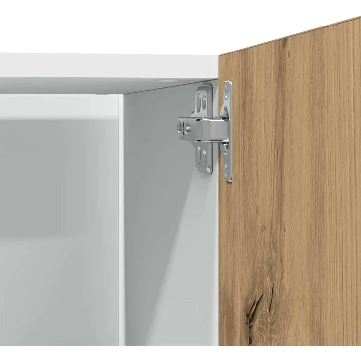 vidaXL Kühlumbauschrank Lyon Artisan-Eiche 60x57x207 cm Holzwerkstoff 856126 – Bild 12