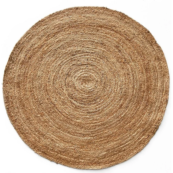 Karat Teppich Jute Rund, Handgewebter Naturteppich, In verschiedenen Ausführungen – Bild 5