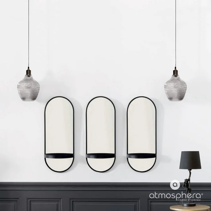 Atmosphera Créateur d'intérieur Pendelleuchte Glas-Deckenleuchte OMAHA, 25 cm, transparente Farbe - Atmosphera, Leuchte mit Dekofunktion, ohne Leuchtmittel – Bild 2