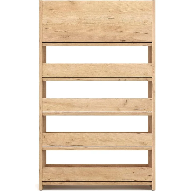 KOMTO Schuhregal Elexis 5 Schmal - Schuhablage Flur mit 5 Ebenen Offener Schuhschrank, Schuhschrank Schuh Organizer Platzsparend, 60 x 25 x 98 cm – Bild 5