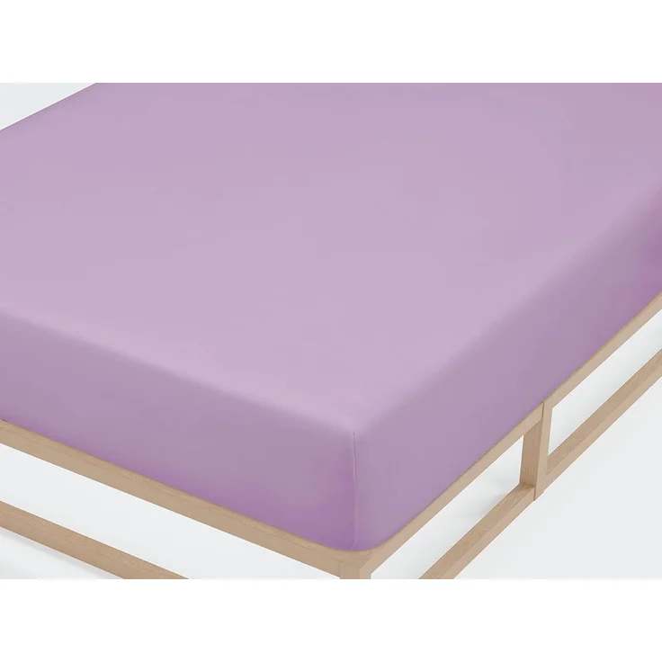 Biberna Jersey-Spannbetttuch, 100 % Baumwolle, Viola, 1x 140x200 cm - 160x200 cm – Bild 2