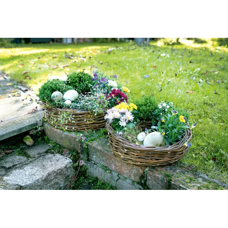 Pflanzrad 2er Set Pflanzschale Pflanzkorb Blumentopf Pflanztopf Übertopf – Bild 2