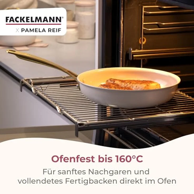 FACKELMANN Topf-Set Topf- und Pfannen-Set, Kochgeschirr, Aluminium, Keramikbeschichtung – Bild 5