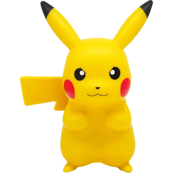 Teknofun Pokmon - PIKACHU LED Einzigartige 3D-LED-Lampe in Form von Pikachu mit einer Höhe von 25 cm - ein offiziell lizenziertes Produkt von The Pokmon Company.