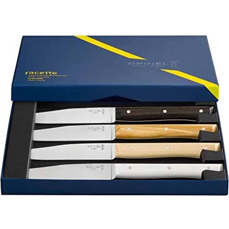 Opinel Tischmesserset Facette 4-teilig Mix