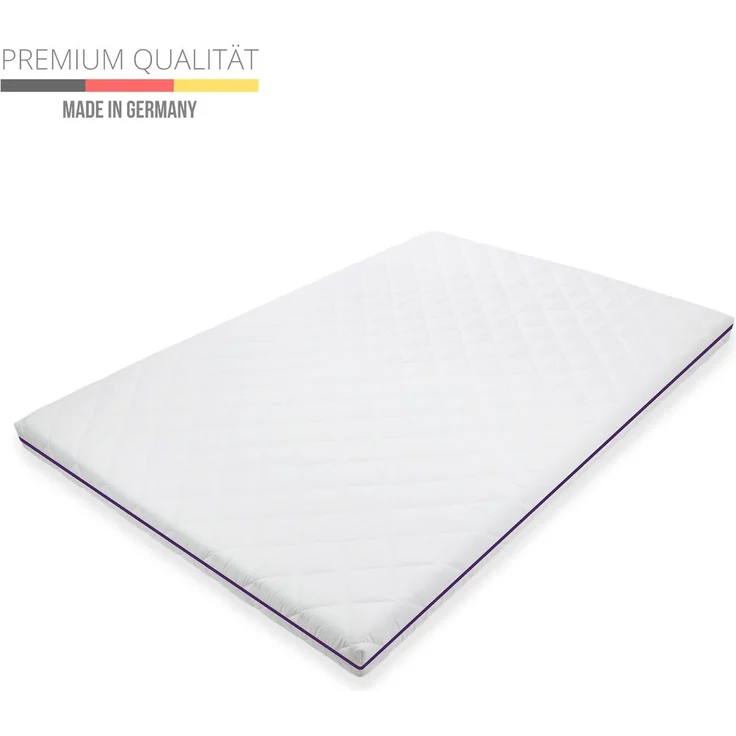 CoolRelax Topper 200x200, Matratzenauflage aus Gelschaum, veganer Matratzentopper Made in Germany, Höhe 8cm – Bild 5