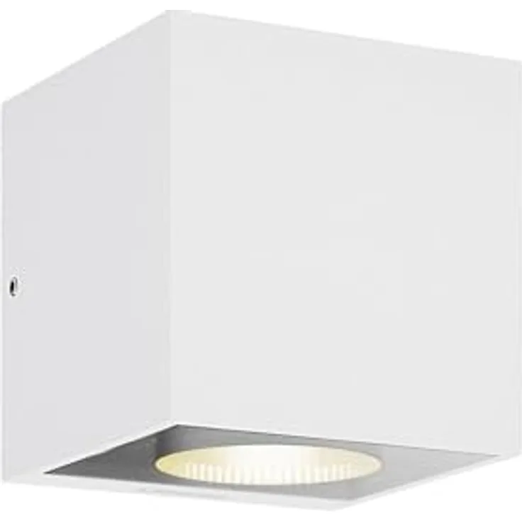 Arcchio LED Wandleuchte Tassnim, moderne Außenwandleuchte in Weiß aus Aluminium, 1-flammig, IP65 für Terrasse & Balkon