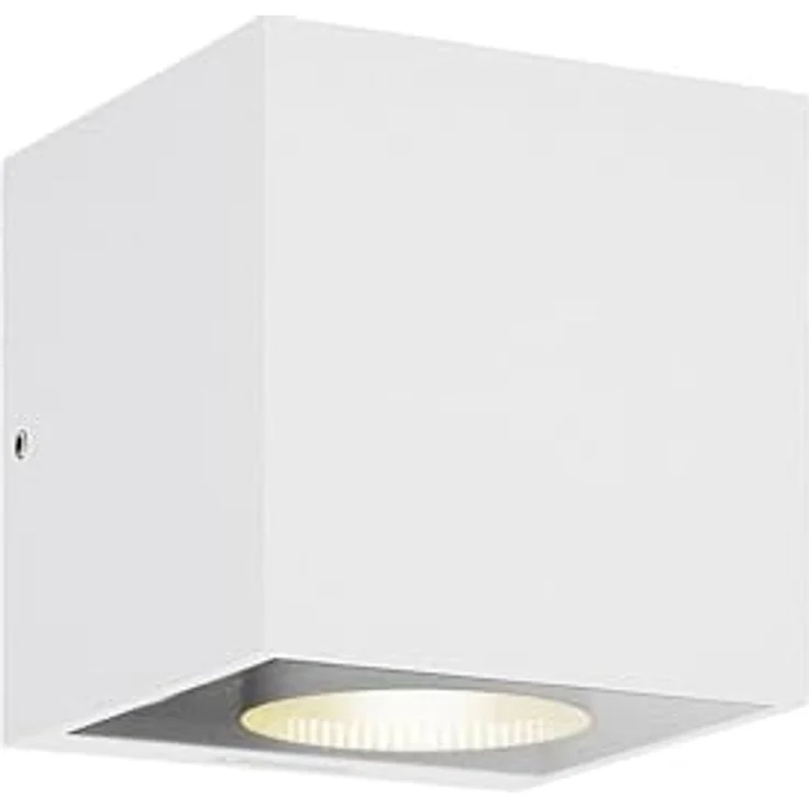 Arcchio LED Wandleuchte Tassnim, moderne Außenwandleuchte in Weiß aus Aluminium, 1-flammig, IP65 für Terrasse & Balkon – Bild 1