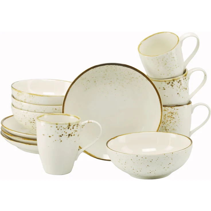 Nature Collection Creme, Kaffeeservice 12-tlg (mo) – Bild 1