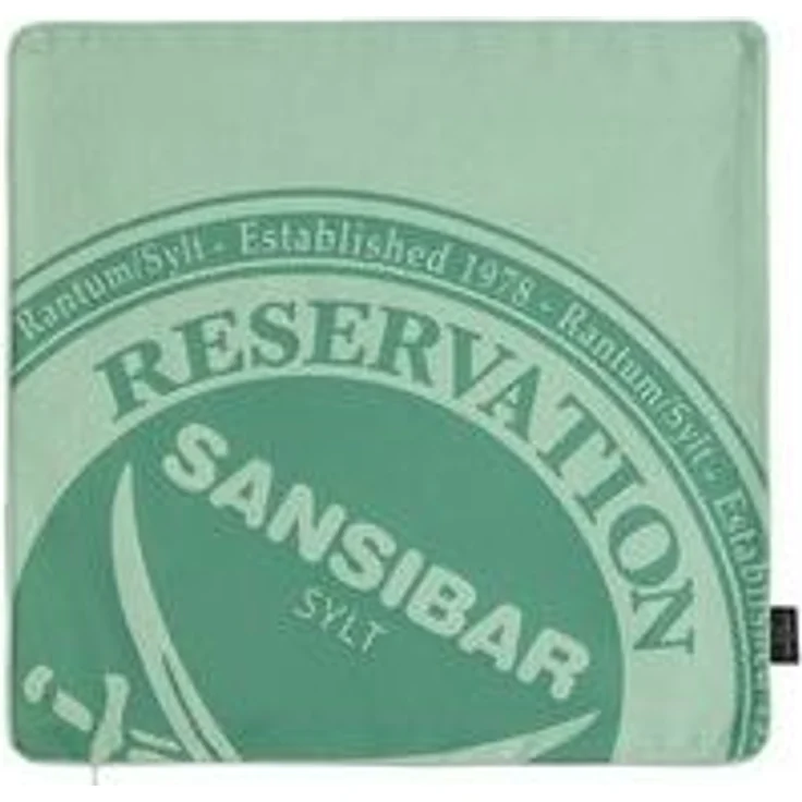 Sansibar Sylt Kissenbezug Kissenbezug Kissenhülle Reservation Design (1 Stück), 45x45 cm, (1 Stück), 1 Stück mit hochwertigem Sansibar Reservation Druck – Bild 6