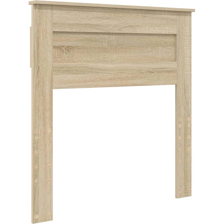 vidaXL Bettrahmen Sonoma-Eiche 90 x 200 cm Massives Kiefernholz 3409809 – Bild 5