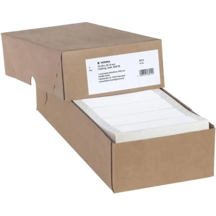 HERMA Computeretiketten endlos 101,6x35,7mm 1-bahnig VE=4000 Stück