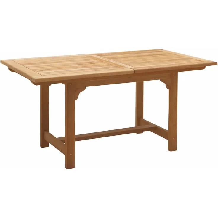 Gartentisch Ela Teak Ausziehtisch Balkontisch Gartenmöbel 180/240x90x75cm