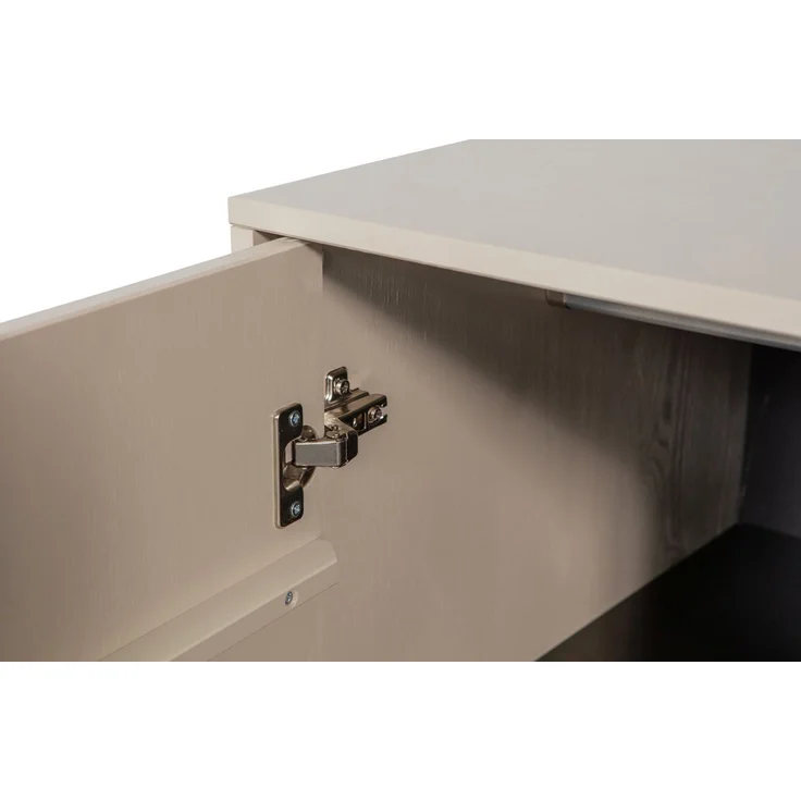 Kleiderschrank Daily Closet aus Kiefer, modern, Dakargrau, mit Push-to-Open-System, 110x50 cm – Bild 7