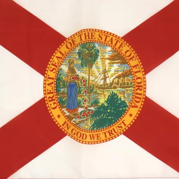 AZ FLAG - Flagge Florida - 45x30 cm Mit Kordel - Bundesstaat Florida Fahne 30 x 45 Cm - Flaggen – Bild 3