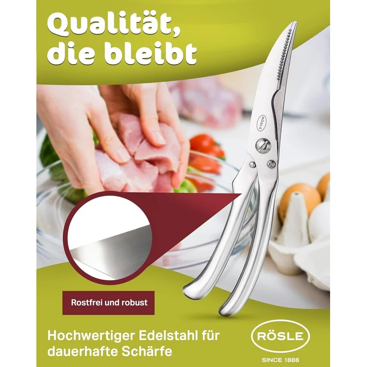 RÖSLE Geflügelschere COZY Geflügelschere 24,5 cm – Bild 6