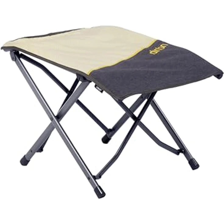 Uquip Fußablage Finley Fußbank Camping Stuhl Klappstuhl Fuß Stütze Hocker Stahl Boulder – Bild 2
