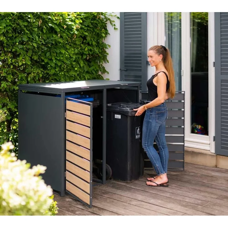 Westmann Metall Mülltonnenbox Lacina | 2x240 L | – Bild 5