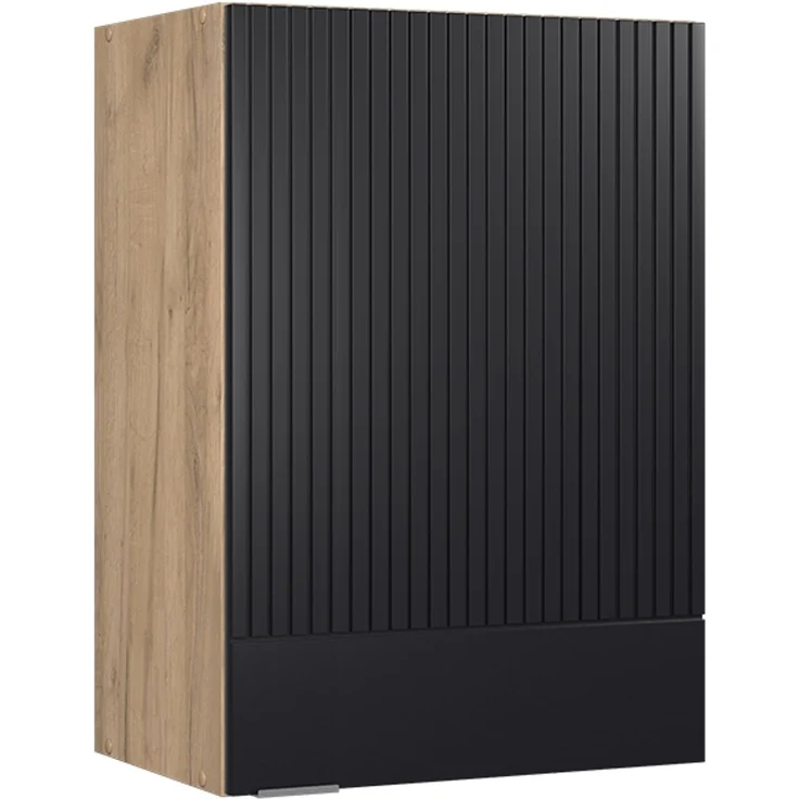 Hängeschrank Fame-Line Schwarz gestreift 50 cm Vicco – Bild 1
