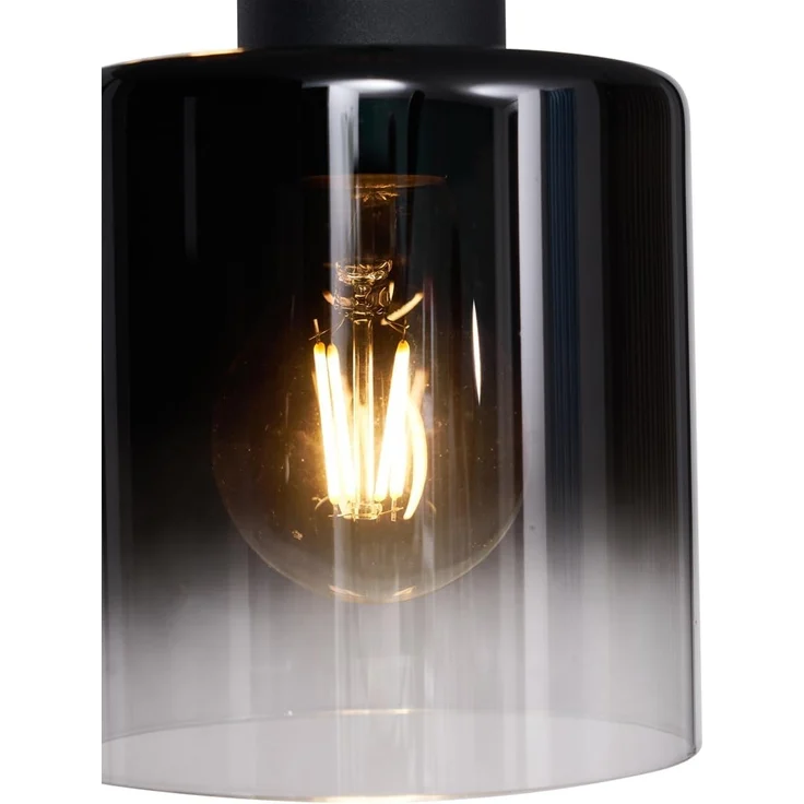 Qazqa Pendelleuchte Dame, ohne Leuchtmittel, E27, Schwarz, Modern, Glas, 3-flammig – Bild 3