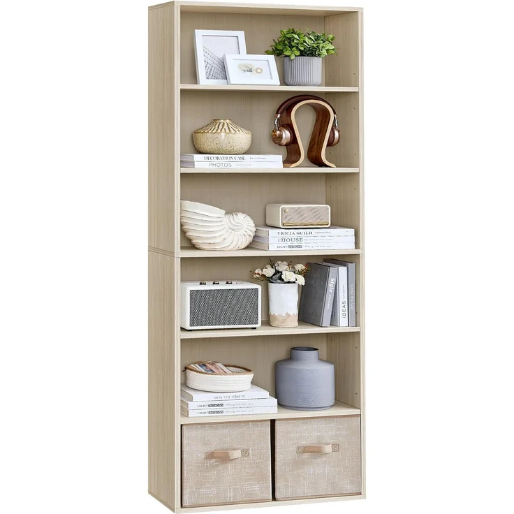 VASAGLE Bücherregal mit 6 Ebenen, für Wohnzimmer, Büro – Bild 1