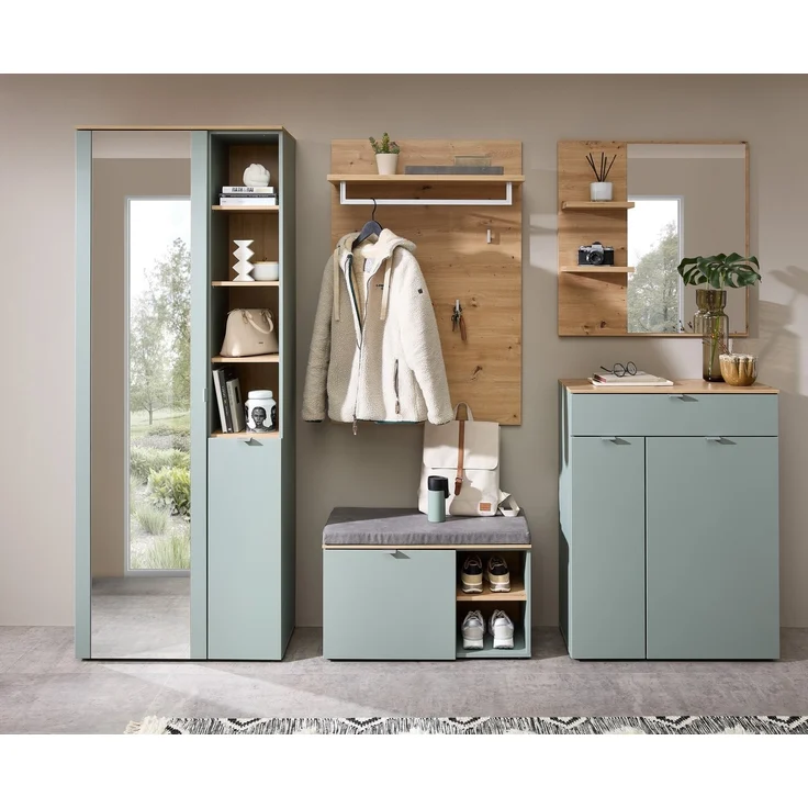 Innostyle Garderoben-Set Bari Garderobenprogarmm, BxHxT 264x202x38 cm, (Set, 5-St), Besteht aus 5 Typen – Bild 3