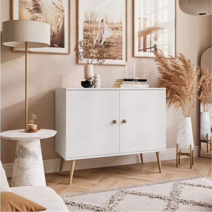 Lookway Kommode Harmony 2D Zweitürige Anrichte 100 cm