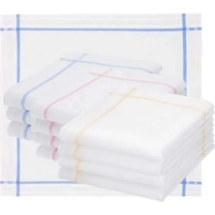 Betz Taschentuch 12 Stück Damen Stoff Taschentücher Paloma I Größe 30x30 cm, (Set, 12-St), 100% Baumwolle – Bild 6
