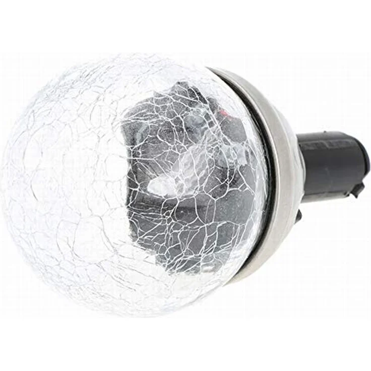 EAXUS LED Solarleuchte 6er Set Solar Gartenleuchte Kugel Leuchte mit Crackle-Licht Solarlampe, LED fest integriert, Farbwechsel, Farbwechsel – Bild 3