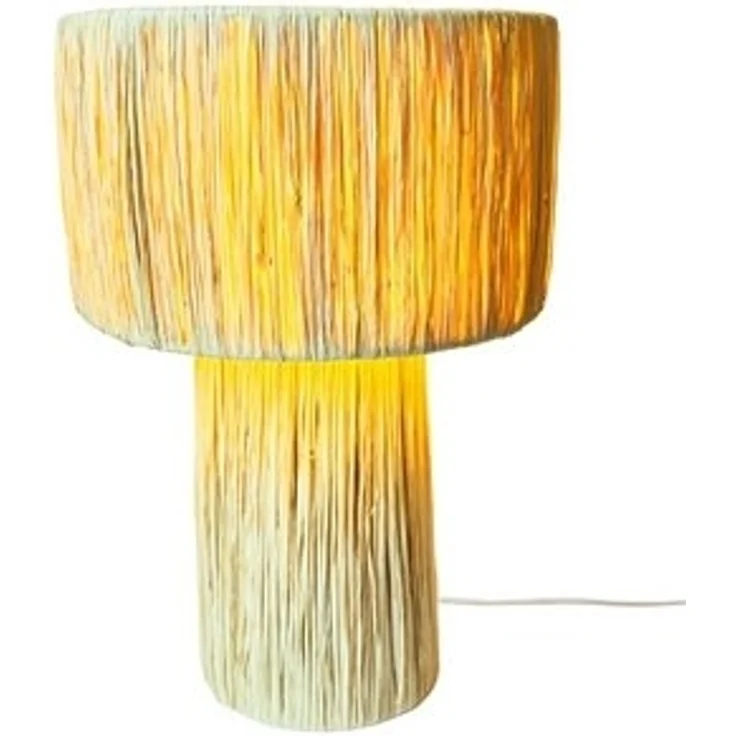 Marrakesch Orient & Mediterran Interior Stehlampe Boho Deko Tischlampe Nachttischlampe Morjana Beige, E27, Handarbeit – Bild 6