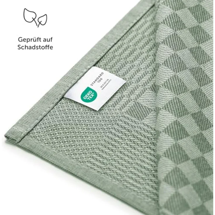 Blumtal Geschirrtuch Premium Geschirrhandtücher in 50 x 70 cm, (Set, 5-tlg, 5, 10 oder 20 Geschirrtücher), 100% Baumwolle, Oeko-TEX® Zertifiziert – Bild 7