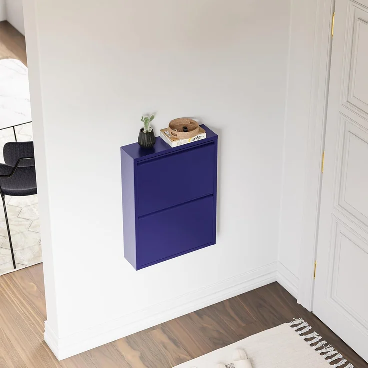Schuhkipper Sokndal mit 2 Klappen Nachtblau [en. casa] – Bild 6