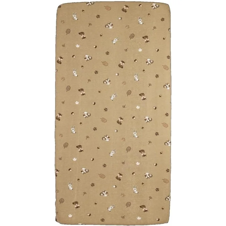 Meyco Spannbettlaken Print - Jersey - Forest Anima