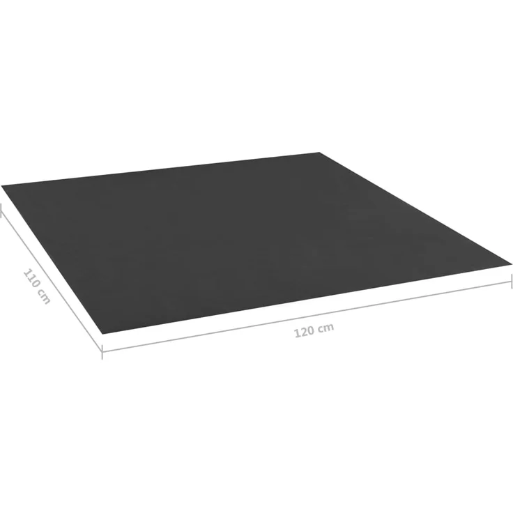 vidaXL Sandkasten-Folie, Polyethylen schwarz, 120 x 110 cm – Bild 5